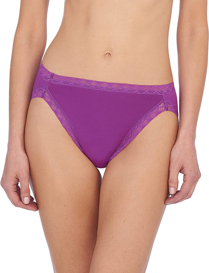 Natori Womens Bliss French Cut Panty Apparel & Accessories > Clothing > Underwear & Socks > Underwear Natori Mulberry X-Small 