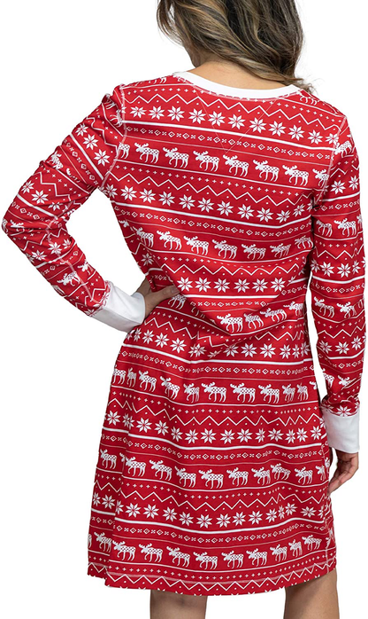 Lazy One Scoop-Neck Sleep Shirt, Nightshirts for Women, Animal-Themed Designs Apparel & Accessories > Clothing > Sleepwear & Loungewear > Nightgowns Kylie Max   
