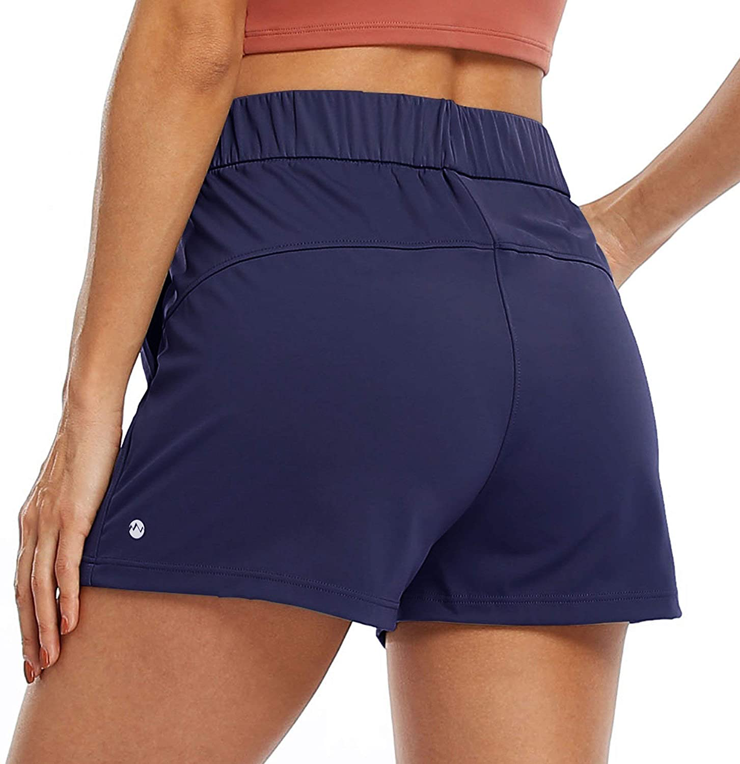 Willit Women'S Yoga Lounge Shorts Hiking Active Running Workout Shorts Comfy Travel Casual Shorts with Pockets 2.5" Apparel & Accessories > Clothing > Shorts Kylie Max   