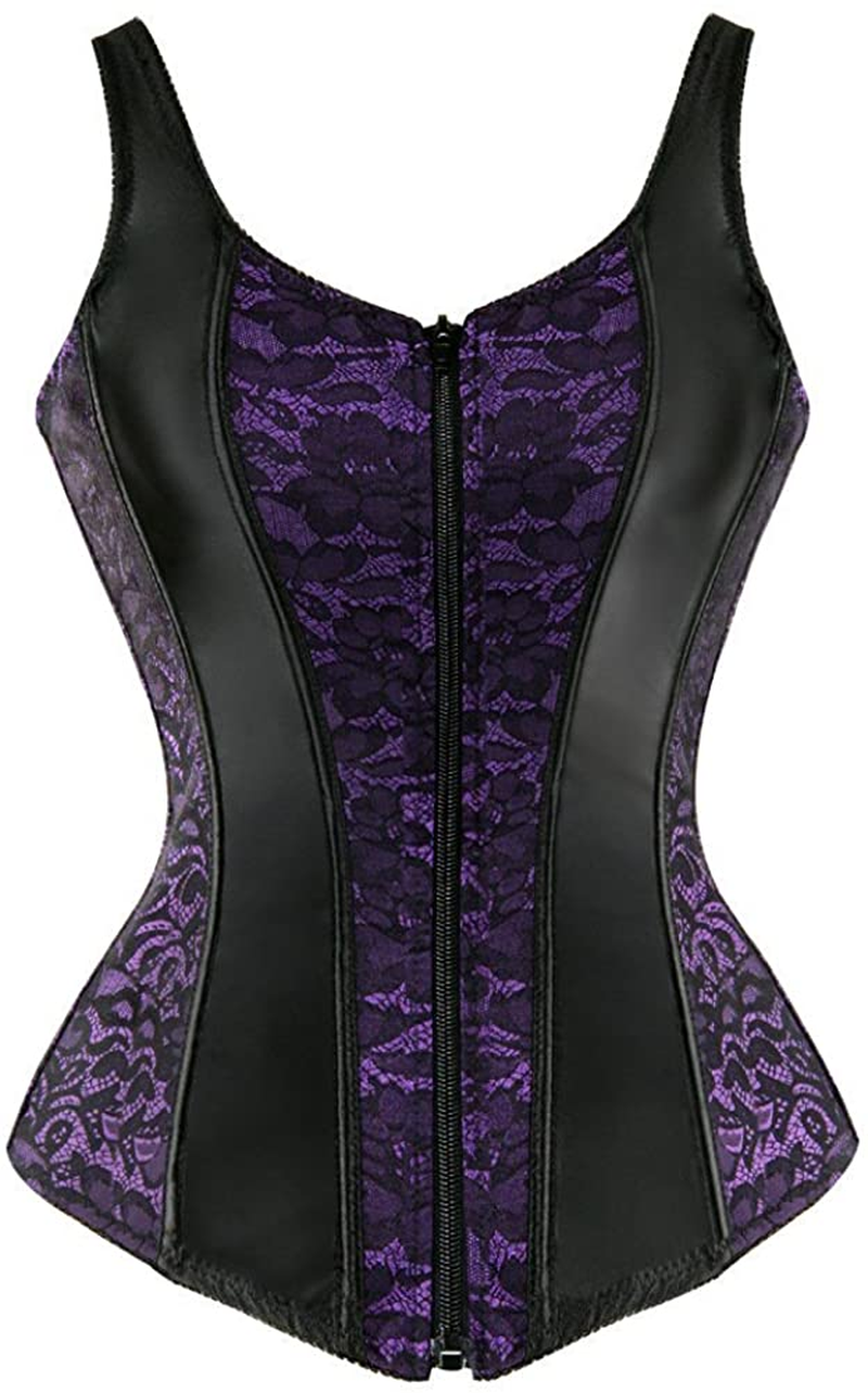 Blidece Women'S Sexy Boned Lace up Push up Shapewear Top Overbust Corset Bustier Apparel & Accessories > Clothing > Underwear & Socks > Lingerie Blidece   