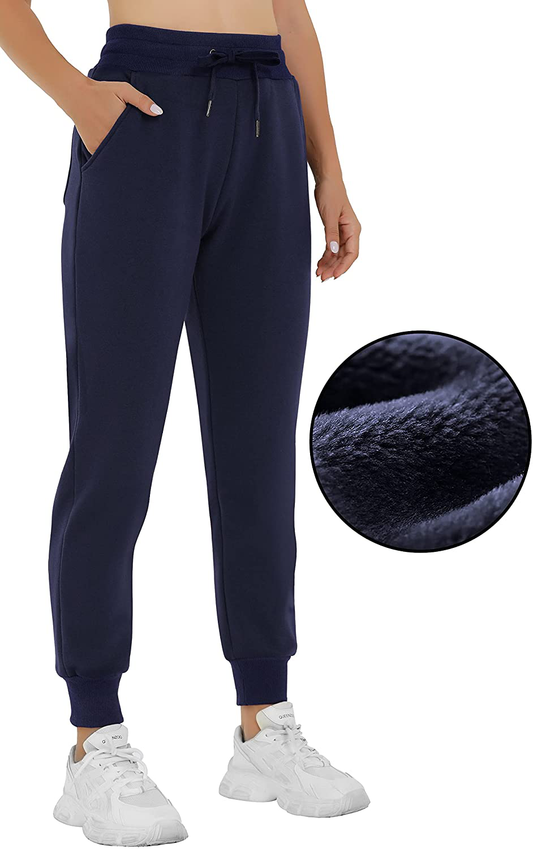 Heathyoga Fleece Lined Joggers for Women Thermal Sweatpants for Women Joggers with Pockets Workout Pants Running Pants Apparel & Accessories > Clothing > Activewear Kylie Max   