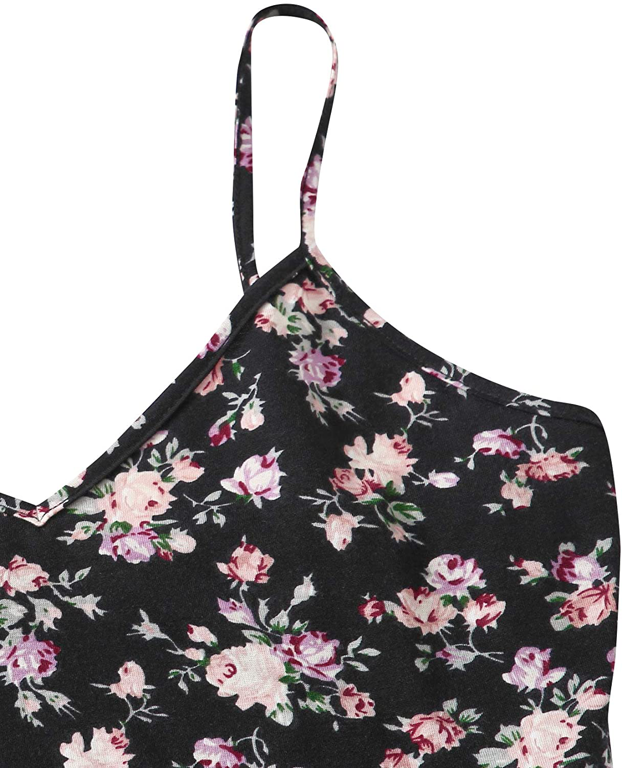 Shein Women'S Summer Floral Print Cami Top and Shorts Pajamas Set Apparel & Accessories > Clothing > Sleepwear & Loungewear Kylie Max   