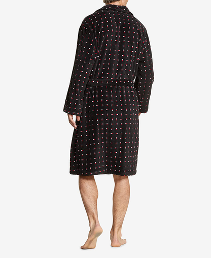 Tommy Hilfiger Mens Plush Robe Apparel & Accessories > Clothing > Sleepwear & Loungewear > Robes Kylie Max   
