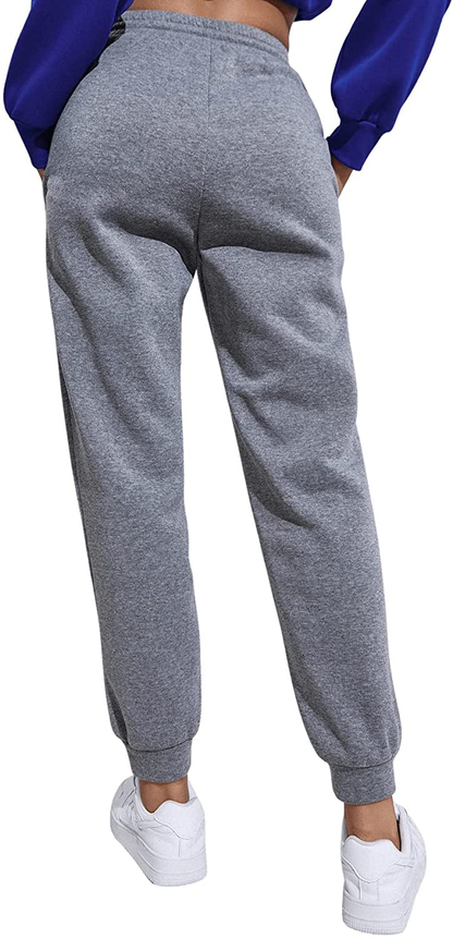 Sweatyrocks Women'S Drawstring Waist Striped Side Jogger Sweatpants with Pocket Apparel & Accessories > Clothing > Activewear Kylie Max   
