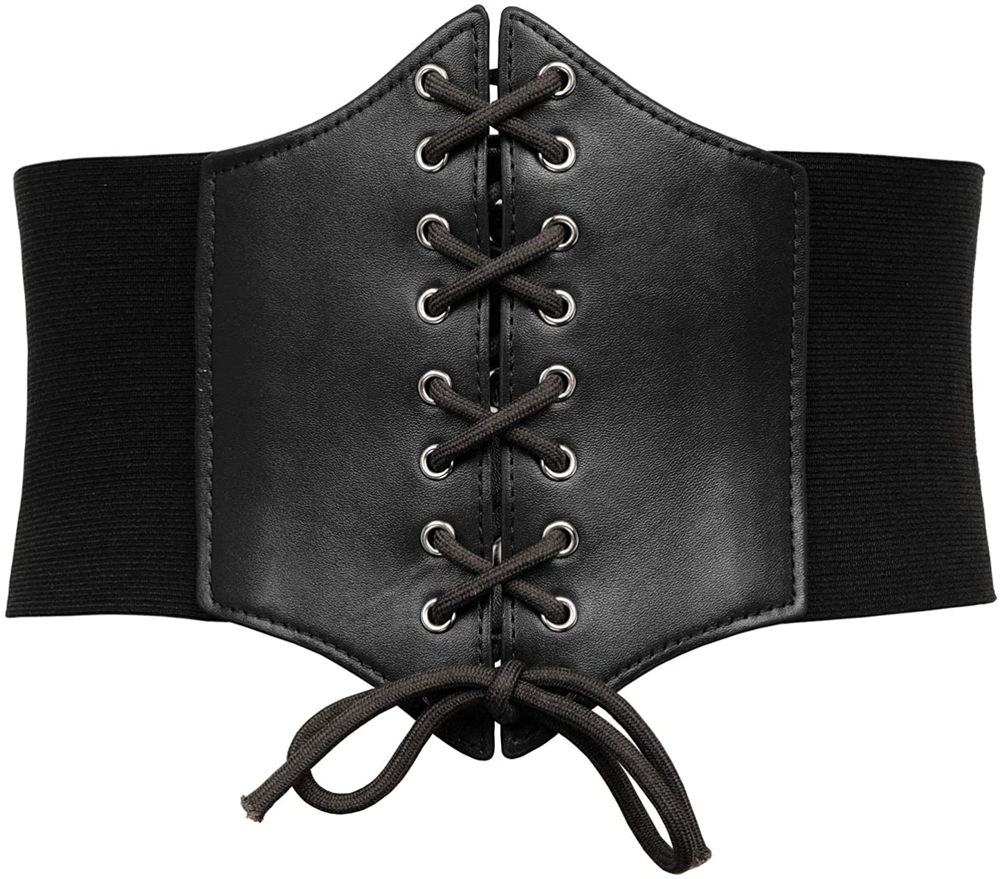 GRACE KARIN Lace-Up Cinch Belt Tied Corset Elastic Waist Belt Apparel & Accessories > Clothing Accessories > Belts GRACE KARIN   