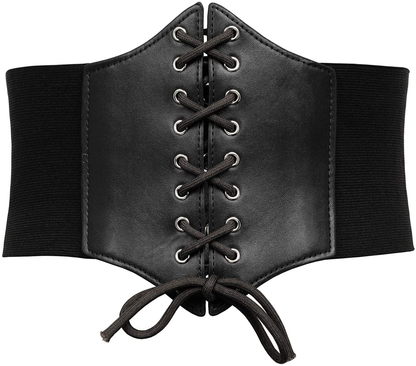 GRACE KARIN Lace-Up Cinch Belt Tied Corset Elastic Waist Belt Apparel & Accessories > Clothing Accessories > Belts GRACE KARIN   