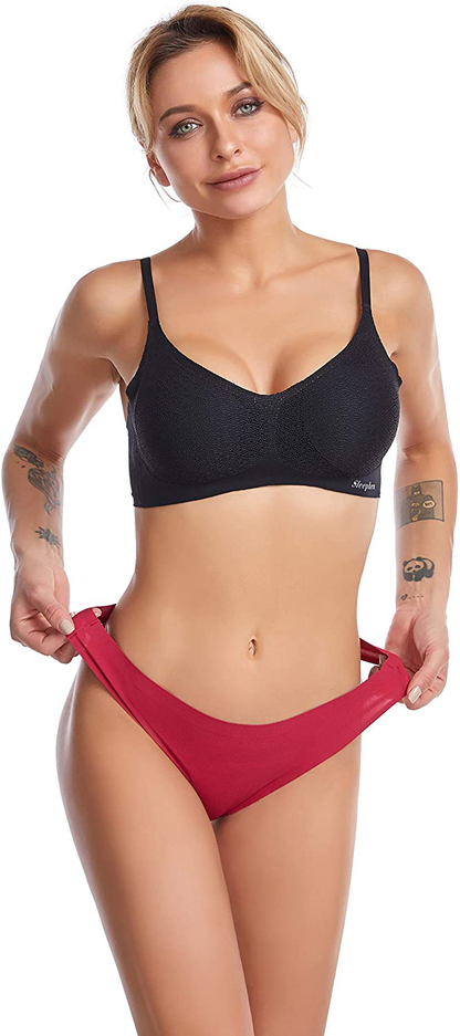 CRISAN Seamless Thongs for Women Nylon No Show Thong Underwear Women 6 Pack Apparel & Accessories > Clothing > Underwear & Socks > Underwear CRISAN   