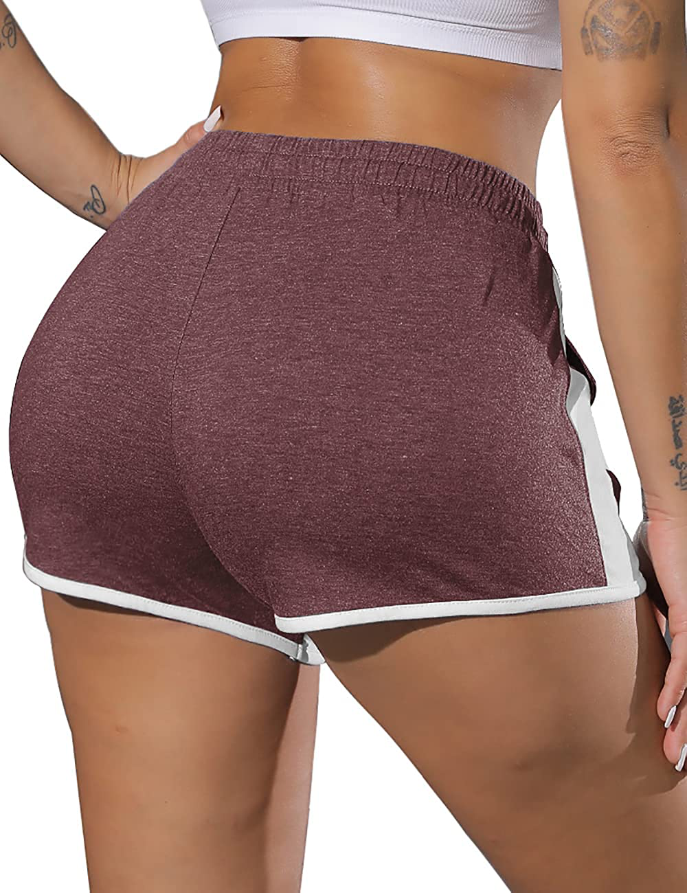 WIHOLL Womens Shorts for Summer Workout Running Shorts with Pockets Drawstring Apparel & Accessories > Clothing > Shorts Kylie Max   