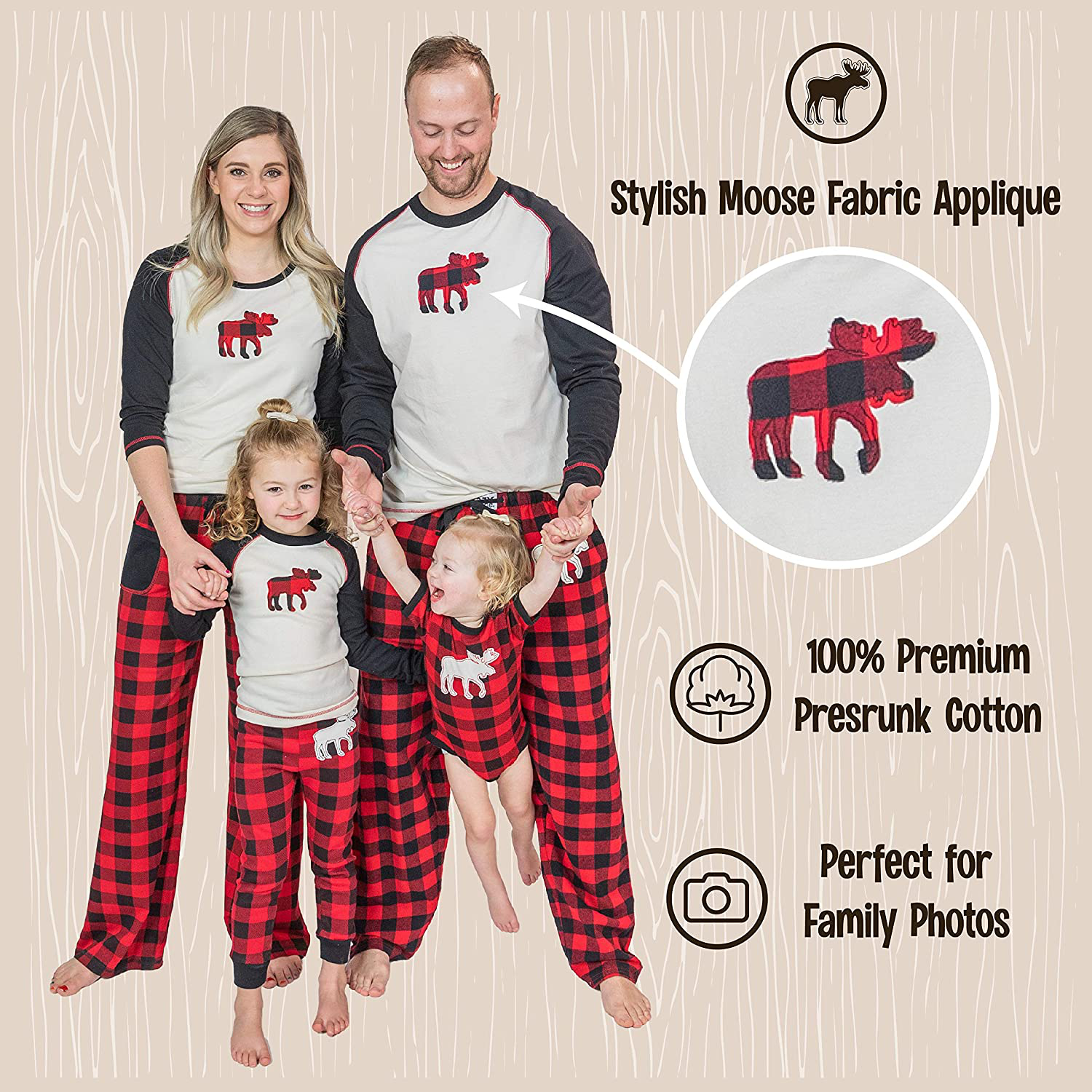 Lazy One Fitted Pajamas for Women, Cute Animal Pajama Top and Pants Separates Apparel & Accessories > Clothing > Sleepwear & Loungewear > Pajamas Kylie Max   