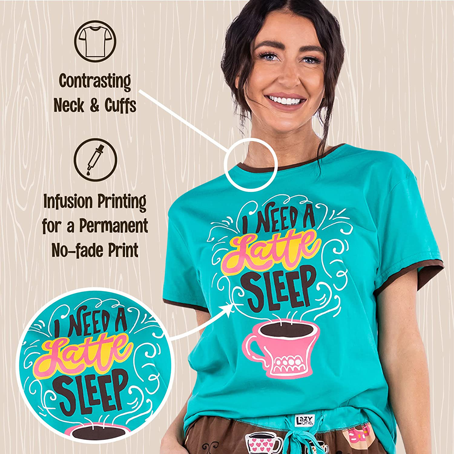 Lazy One Pajamas for Women, Cute Pajama Pants and Top Separates, Farm Designs Apparel & Accessories > Clothing > Sleepwear & Loungewear > Pajamas Kylie Max   