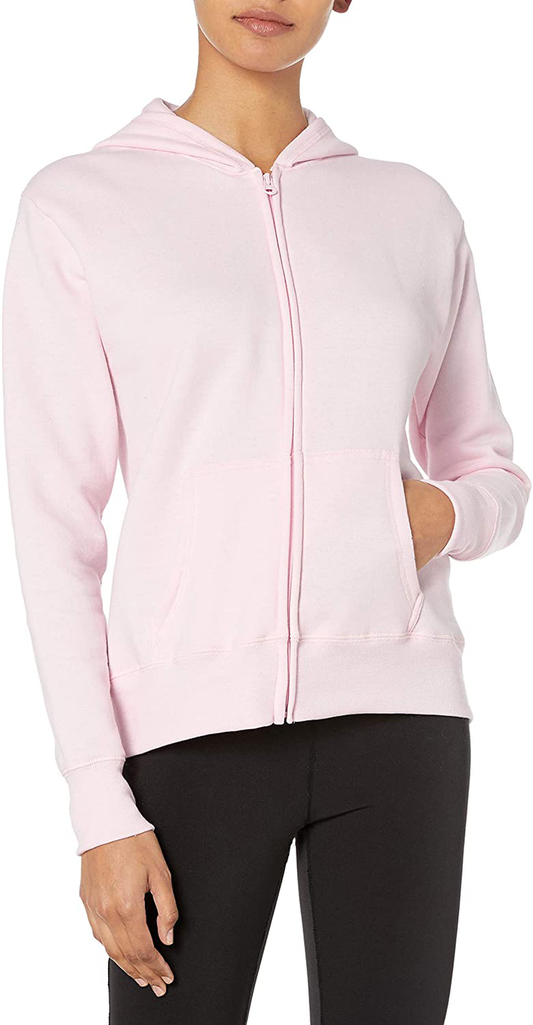 Hanes Women'S Ecosmart Full-Zip Hoodie Sweatshirt Apparel & Accessories > Clothing > Activewear Kylie Max   