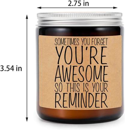 GSPY Scented Candles - Thank You Gifts, Appreciation Gifts, Relaxing Gifts for Women, Gifts for Her - Best Friend, Friends Gifts - Christmas, Birthday Gifts for Mom, Wife, Daughter, Coworker, Nurse Arts & Entertainment > Party & Celebration > Gift Giving GSPY   
