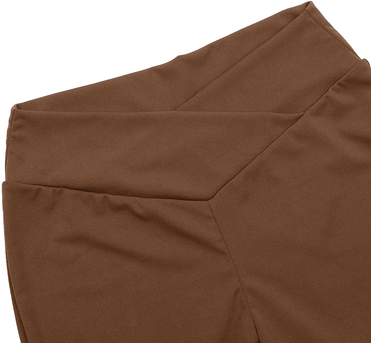 Burband Womens Bootcut Yoga Pants Tummy Control Non See through High Waisted Lounge Pants Bootleg Work Pants Dress Pants Apparel & Accessories > Clothing > Underwear & Socks > Shapewear Burband   