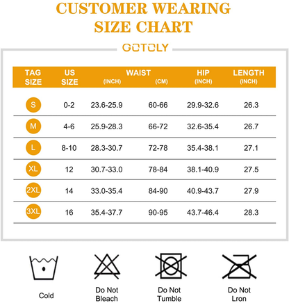 Gotoly Women Hi-Waist Butt Lifter Thigh Slimmer Panties Waist Trainer Shapewear Tummy Control Body Shaper Shorts Apparel & Accessories > Clothing > Underwear & Socks > Shapewear Gotoly   