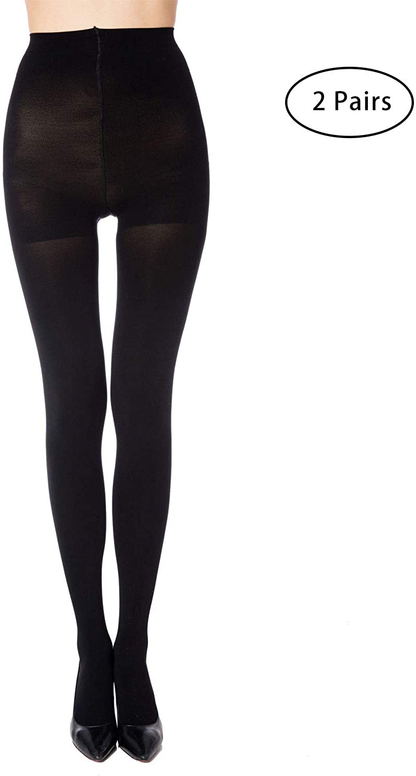 MANZI Run Resistant Control Top Panty Hose Opaque Tights Apparel & Accessories > Clothing > Underwear & Socks > Shapewear MANZI   