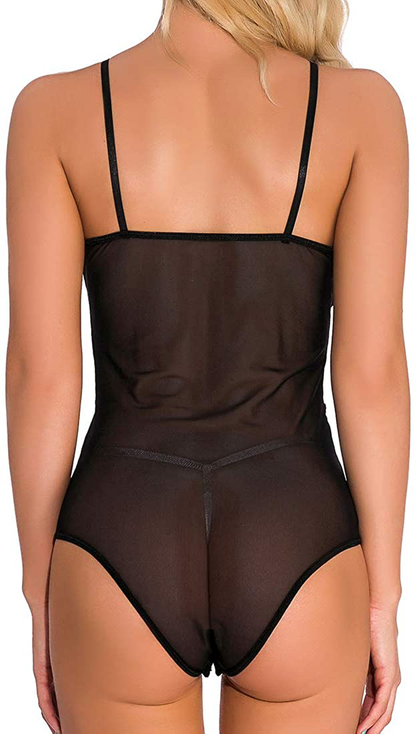 WADAYUYU Women Sexy Lace Teddy Lingerie Adjustable Straps Bodysuit One Piece Babydoll Bridal Lingerie Apparel & Accessories > Clothing > Underwear & Socks > Lingerie WADAYUYU   