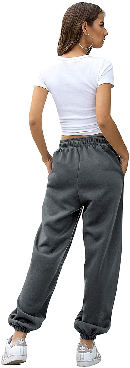 VINMEN Cinch Bottom Sweatpants for Women with Pockets Apparel & Accessories > Clothing > Activewear Kylie Max   
