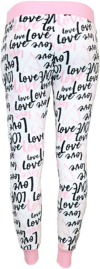 Em & Alfie Women'S plus Size Super Fuzzy Plush Jogger Pajama Pants Apparel & Accessories > Clothing > Sleepwear & Loungewear > Pajamas Kylie Max   