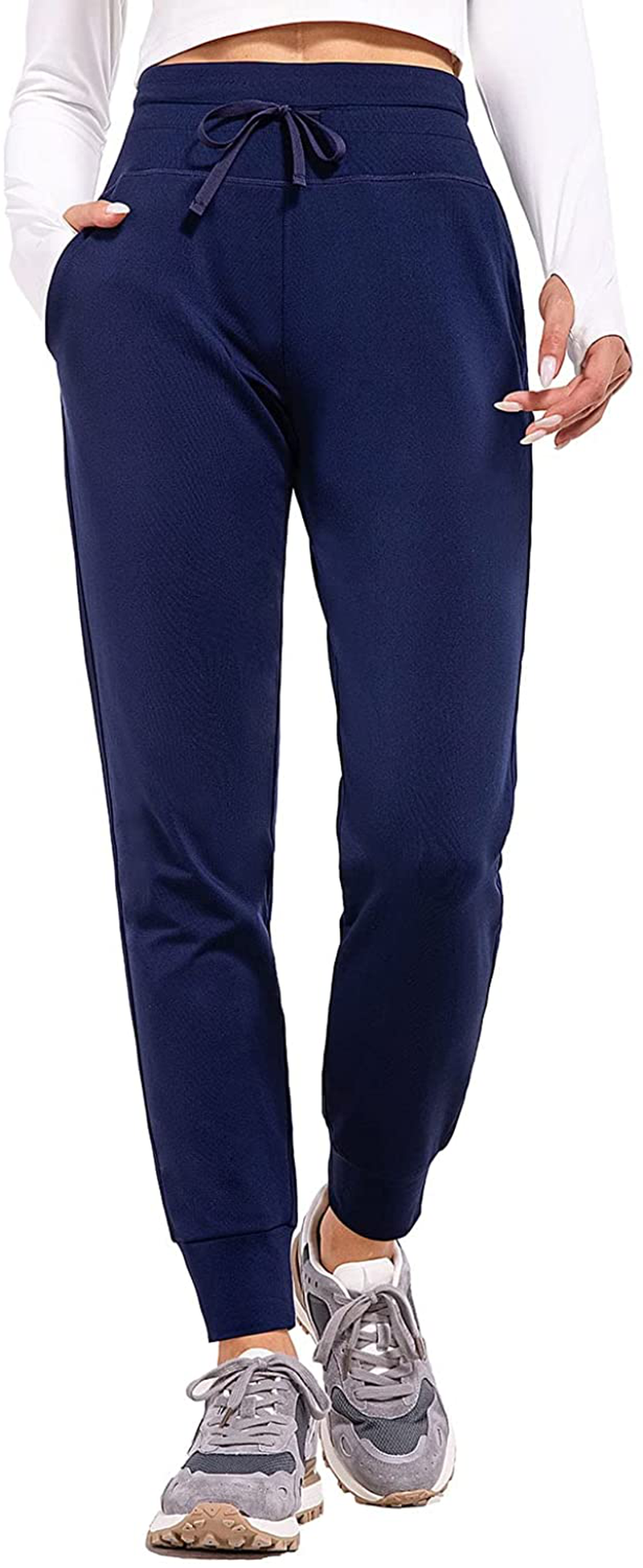 BALEAF Women'S Fleece Lined Pants Water Resistant Sweatpants High Waisted Thermal Joggers Winter Running Hiking Pockets Apparel & Accessories > Clothing > Activewear Kylie Max   