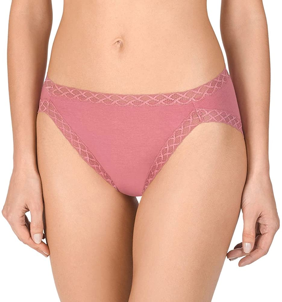 Natori Womens Bliss French Cut Panty Apparel & Accessories > Clothing > Underwear & Socks > Underwear Natori Rose Tea Medium 
