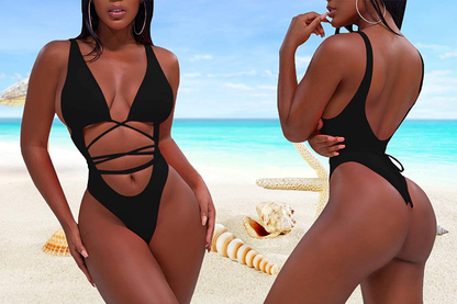 Sovoyontee Women'S Sexy One Piece Swimsuits Bikini Bathing Suit Apparel & Accessories > Clothing > Swimwear Kylie Max   