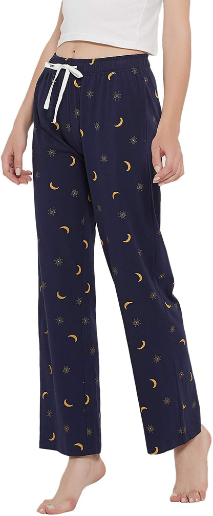 HEARTNICE Pajama Pants for Women Soft, Print Sleep Pants Lightweight Lounge Pj Bottoms Apparel & Accessories > Clothing > Sleepwear & Loungewear > Pajamas Kylie Max   