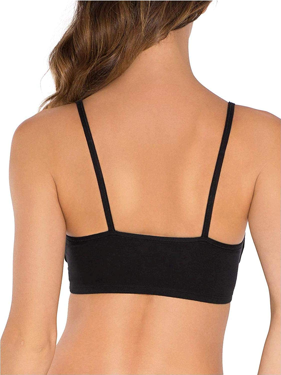 Fruit of the Loom Women'S Spaghetti Strap Cotton Pullover Sports Bra Apparel & Accessories > Clothing > Underwear & Socks > Bras Kylie Max   