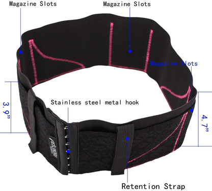 LINIXU Women'S Concealed Carry Holster Hip Hugger Classic Lace Black/Red Apparel & Accessories > Clothing > Underwear & Socks > Underwear LINIXU   