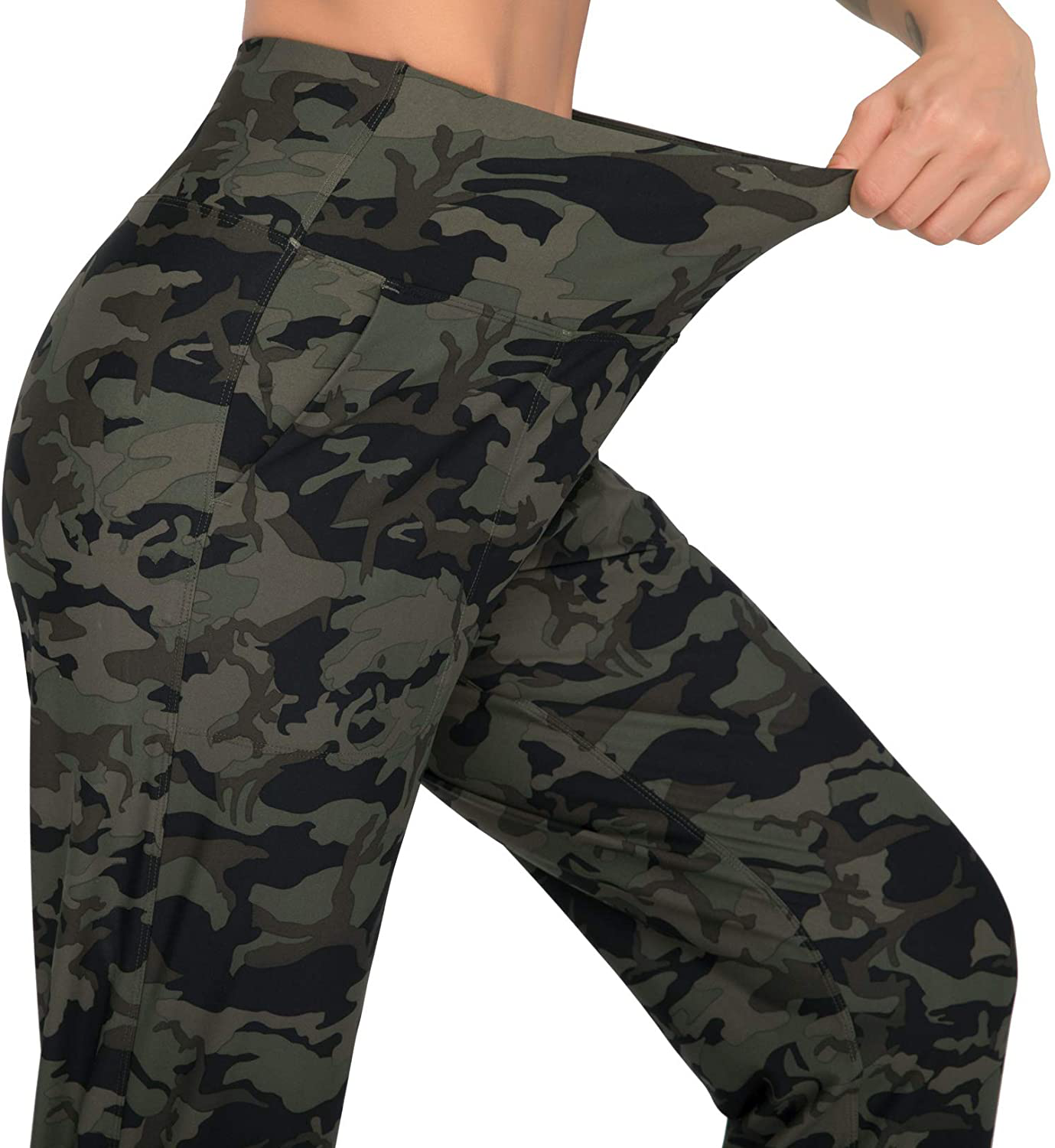 Dragon Fit Joggers for Women with Pockets,High Waist Workout Yoga Tapered Sweatpants Women'S Lounge Pants Apparel & Accessories > Clothing > Activewear Kylie Max   