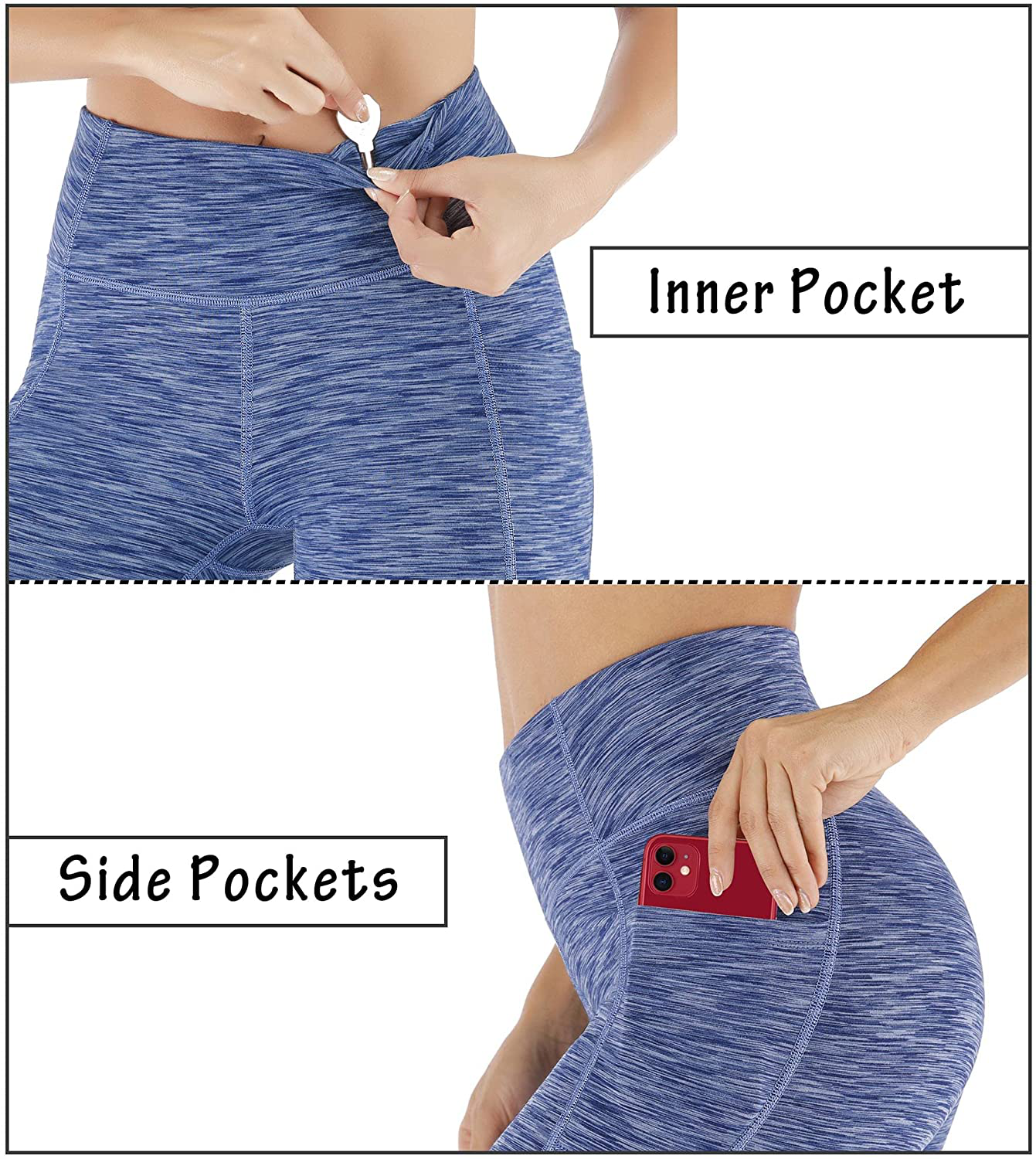 Heathyoga Yoga Pants for Women with Pockets High Waisted Leggings with Pockets for Women Workout Leggings for Women Apparel & Accessories > Clothing > Activewear Heathyoga   