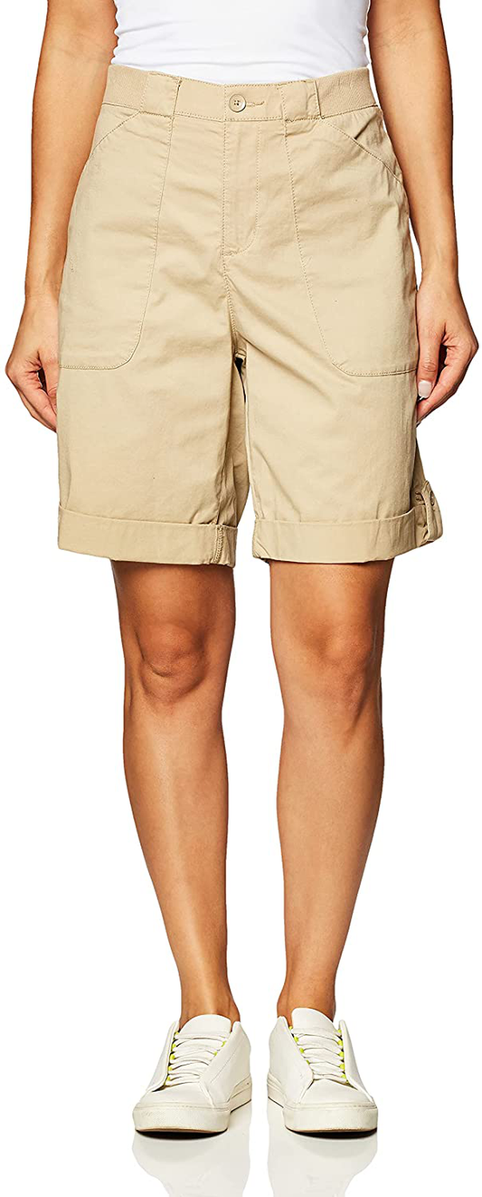 Lee Women'S Flex-To-Go Relaxed Fit Utility Bermuda Short Apparel & Accessories > Clothing > Shorts Kylie Max   