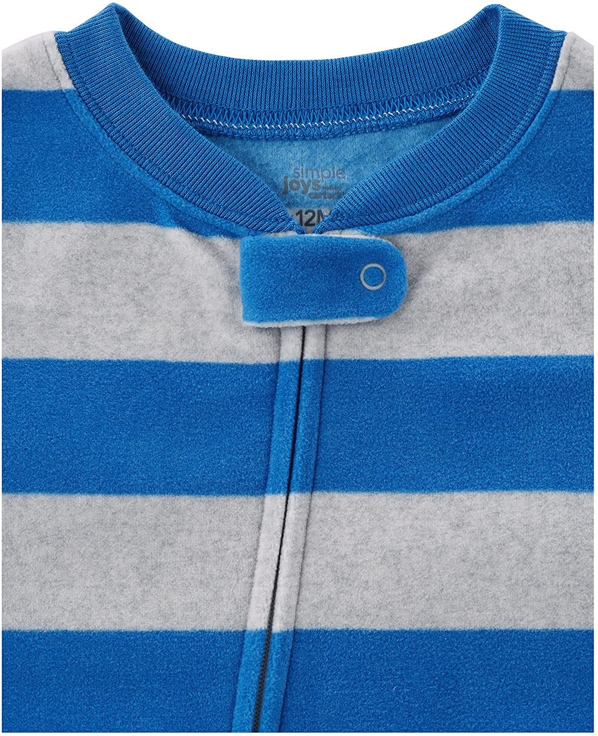 Simple Joys by Carter'S Toddler and Baby Boys' Loose Fit Fleece Footed Pajamas, Pack of 3 Apparel & Accessories > Clothing > Sleepwear & Loungewear > Pajamas Kylie Max   