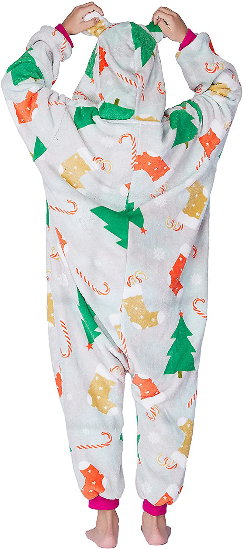 Soft Hooded Onesies Pajamas Costume, Halloween Pajamas Gifts for Girls Apparel & Accessories > Clothing > Sleepwear & Loungewear > Pajamas Kylie Max   
