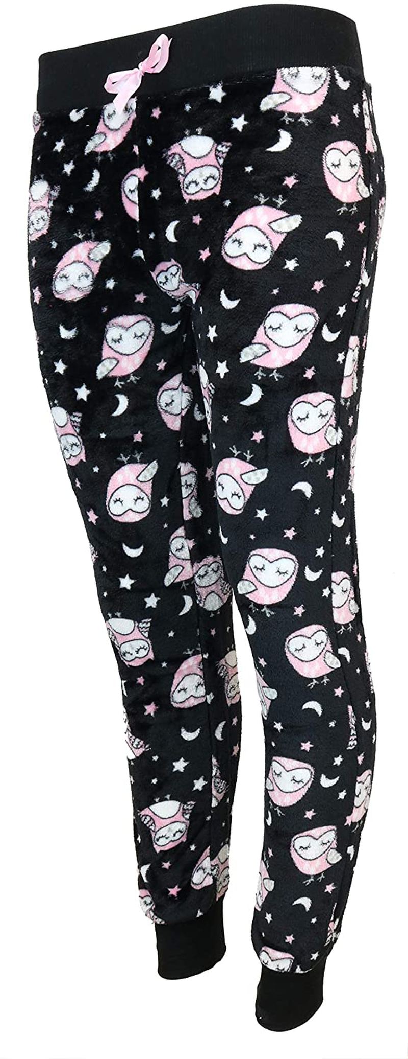 Em & Alfie Women'S plus Size Super Fuzzy Plush Jogger Pajama Pants Apparel & Accessories > Clothing > Sleepwear & Loungewear > Pajamas Kylie Max   