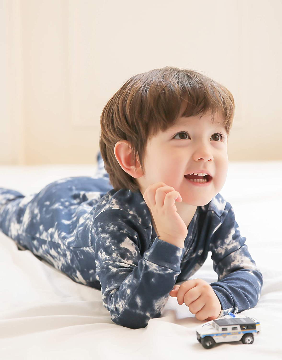VAENAIT BABY 12M-12 Toddler Kids Boys Girls 100% Cotton Marbling Sung Fit Sleepwear Pajamas 2Pcs Pjs Set Apparel & Accessories > Clothing > Sleepwear & Loungewear > Pajamas Kylie Max   