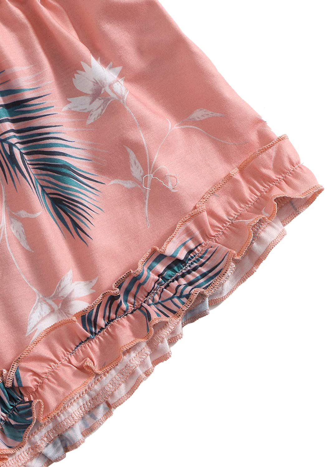 Shein Women'S Summer Floral Print Cami Top and Shorts Pajamas Set Apparel & Accessories > Clothing > Sleepwear & Loungewear Kylie Max   