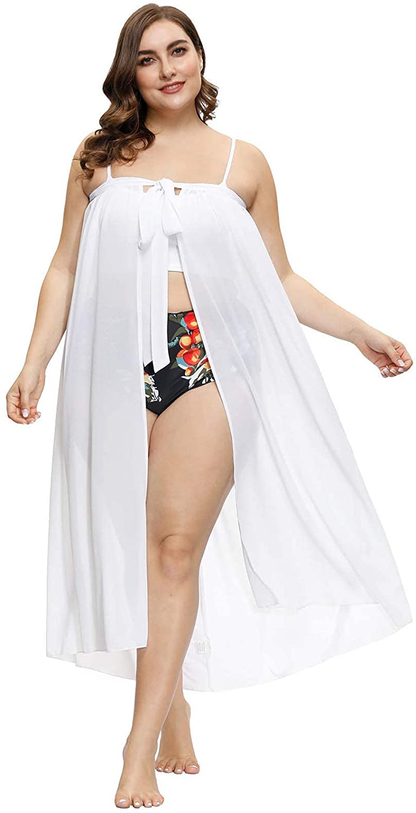 Hanna Nikole plus Size Sarong Swimsuit Cover Ups Bikini Beach Cover-Ups Wrap Skirt Apparel & Accessories > Clothing > Swimwear Kylie Max   