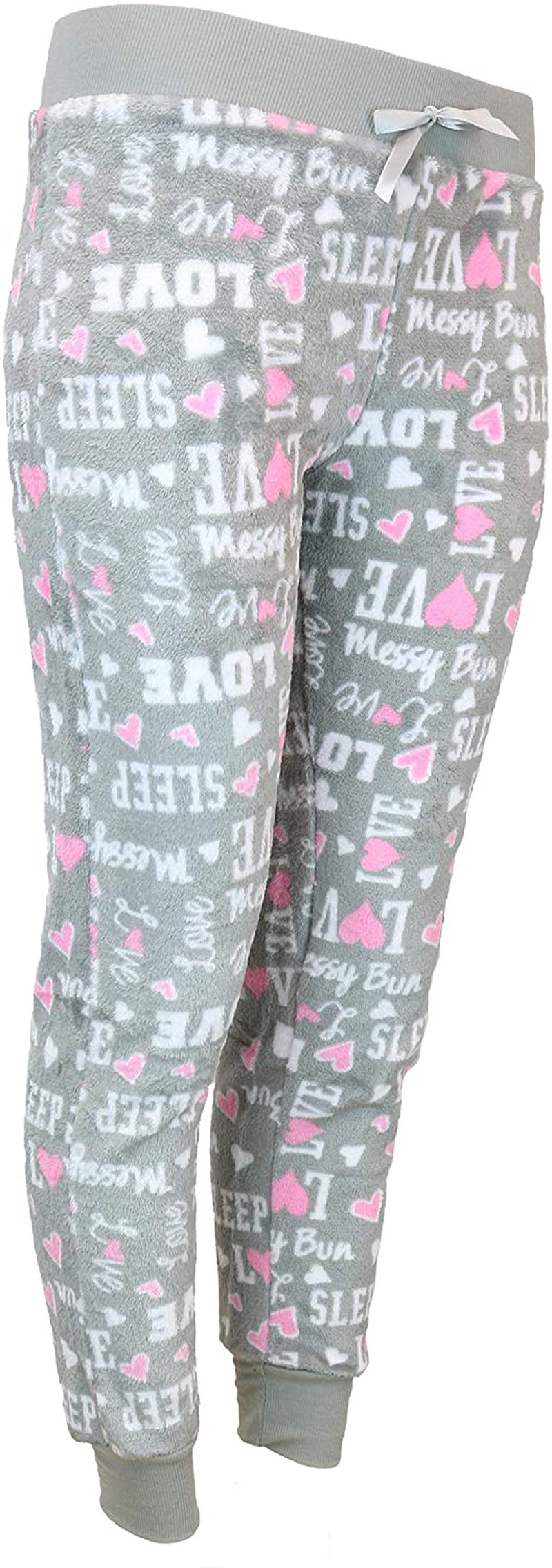 Em & Alfie Women'S plus Size Super Fuzzy Plush Jogger Pajama Pants Apparel & Accessories > Clothing > Sleepwear & Loungewear > Pajamas Kylie Max   