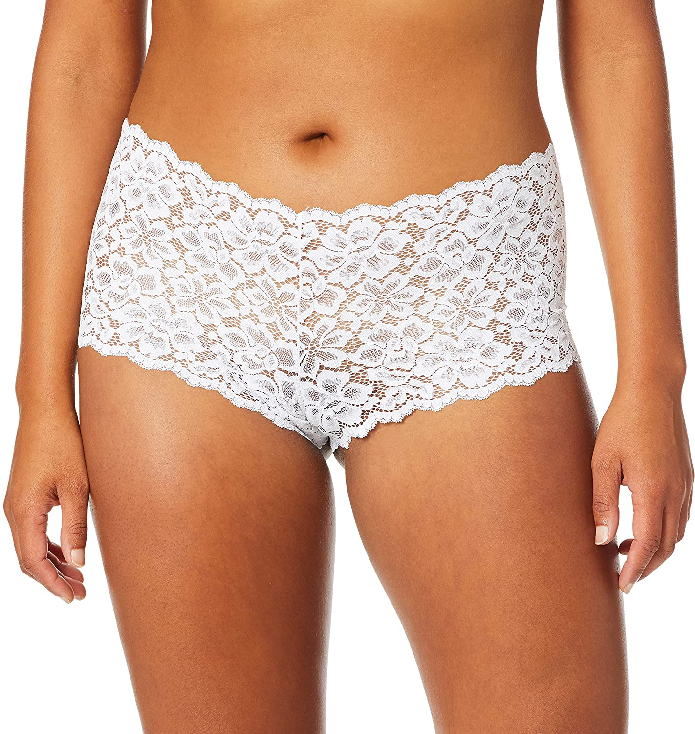 Maidenform Women'S Casual Comfort Cheeky Boyshort Apparel & Accessories > Clothing > Underwear & Socks > Underwear Maidenform White X-Large 