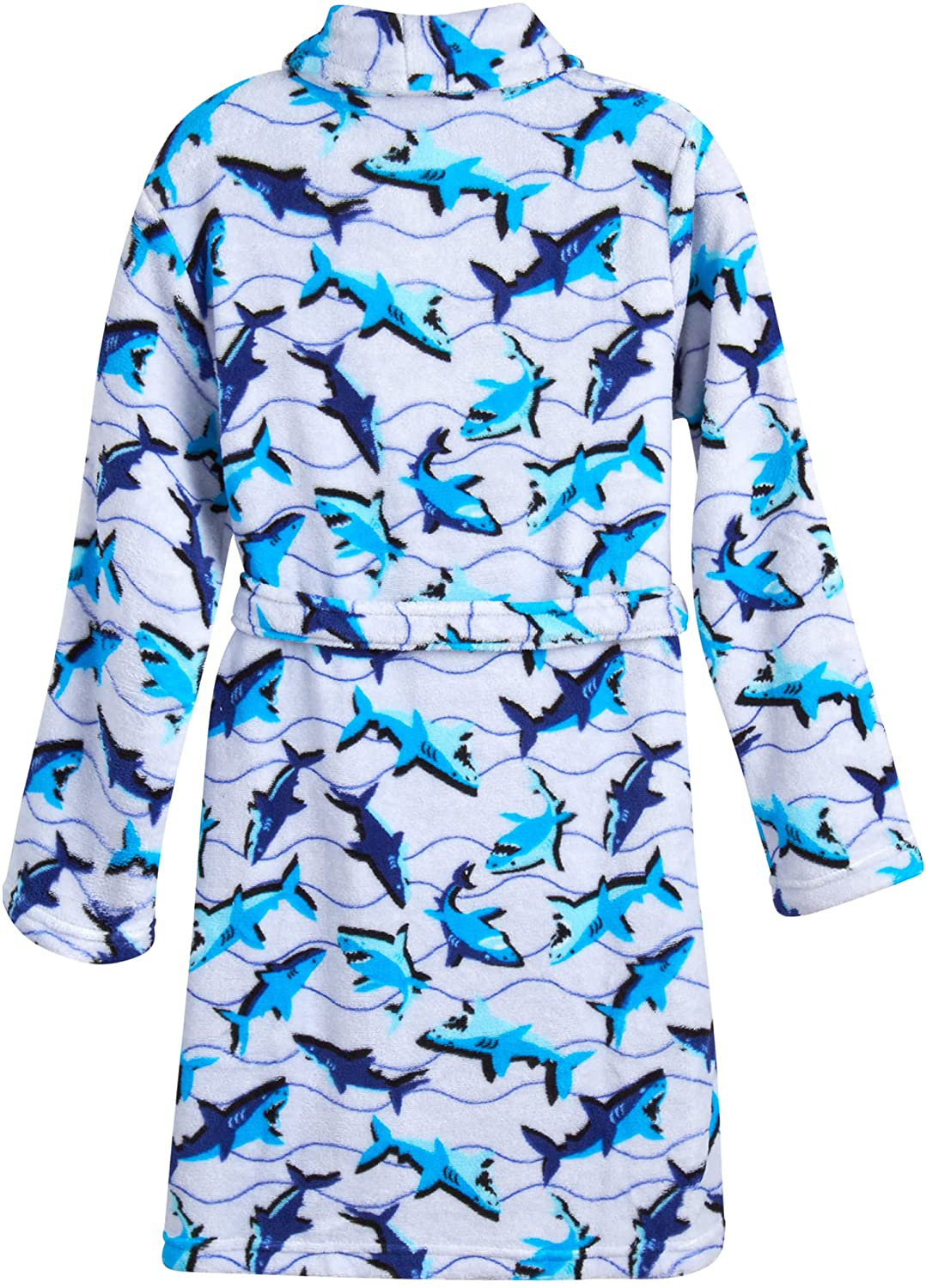 Too Cool 2 Sleep Boys Bathrobe-Super Soft Plush Fleece Robe and Slippers (5-16) Apparel & Accessories > Clothing > Sleepwear & Loungewear > Robes Kylie Max   