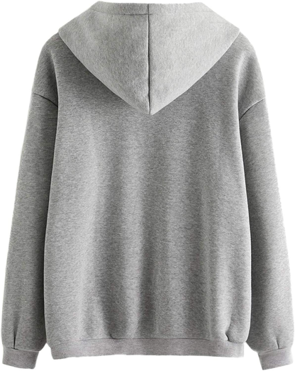 Sweatyrocks Women'S Casual Heart Print Long Sleeve Pullover Hoodie Sweatshirt Tops Apparel & Accessories > Clothing > Activewear Kylie Max   