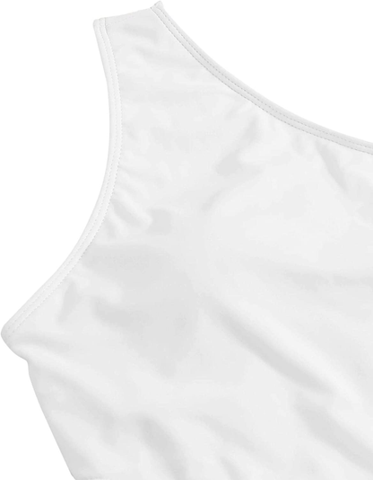 Sweatyrocks Women'S Bathing Suits One Shoulder Cutout One Piece Swimsuit Swimwear Monokini Apparel & Accessories > Clothing > Swimwear Kylie Max   