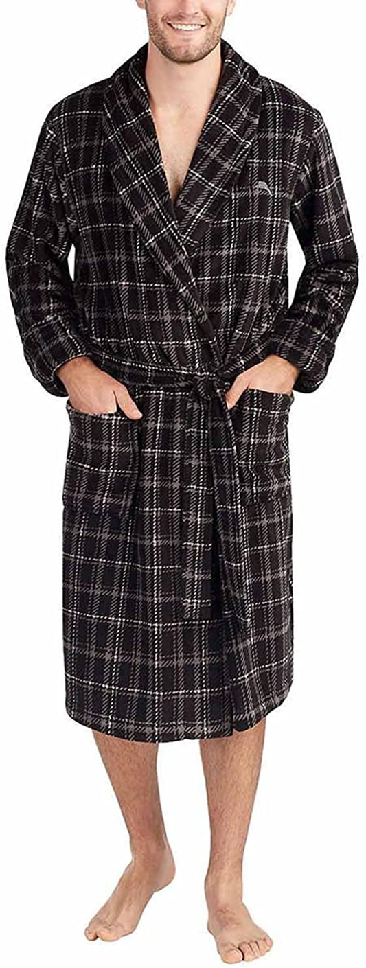 Tommy Bahama Men'S Soft Plush Robe Apparel & Accessories > Clothing > Sleepwear & Loungewear > Robes Kylie Max   