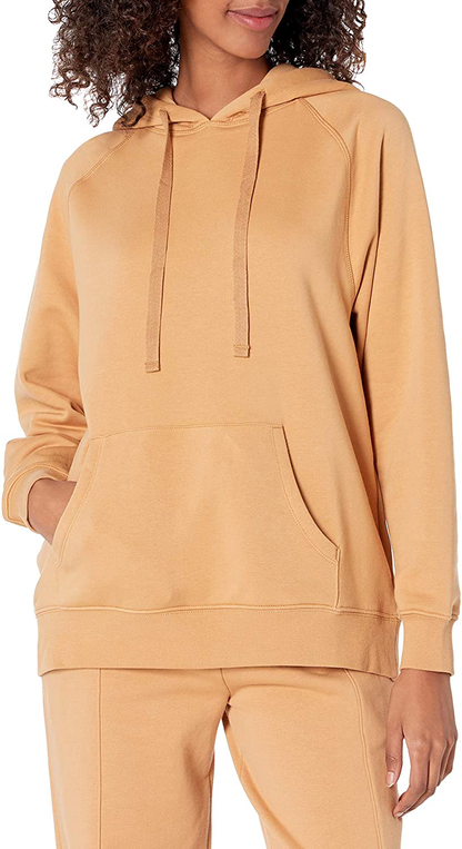 The Drop Women'S Renee Street-Fleece Coverstitched Utility Hoodie Apparel & Accessories > Clothing > Activewear Kylie Max   