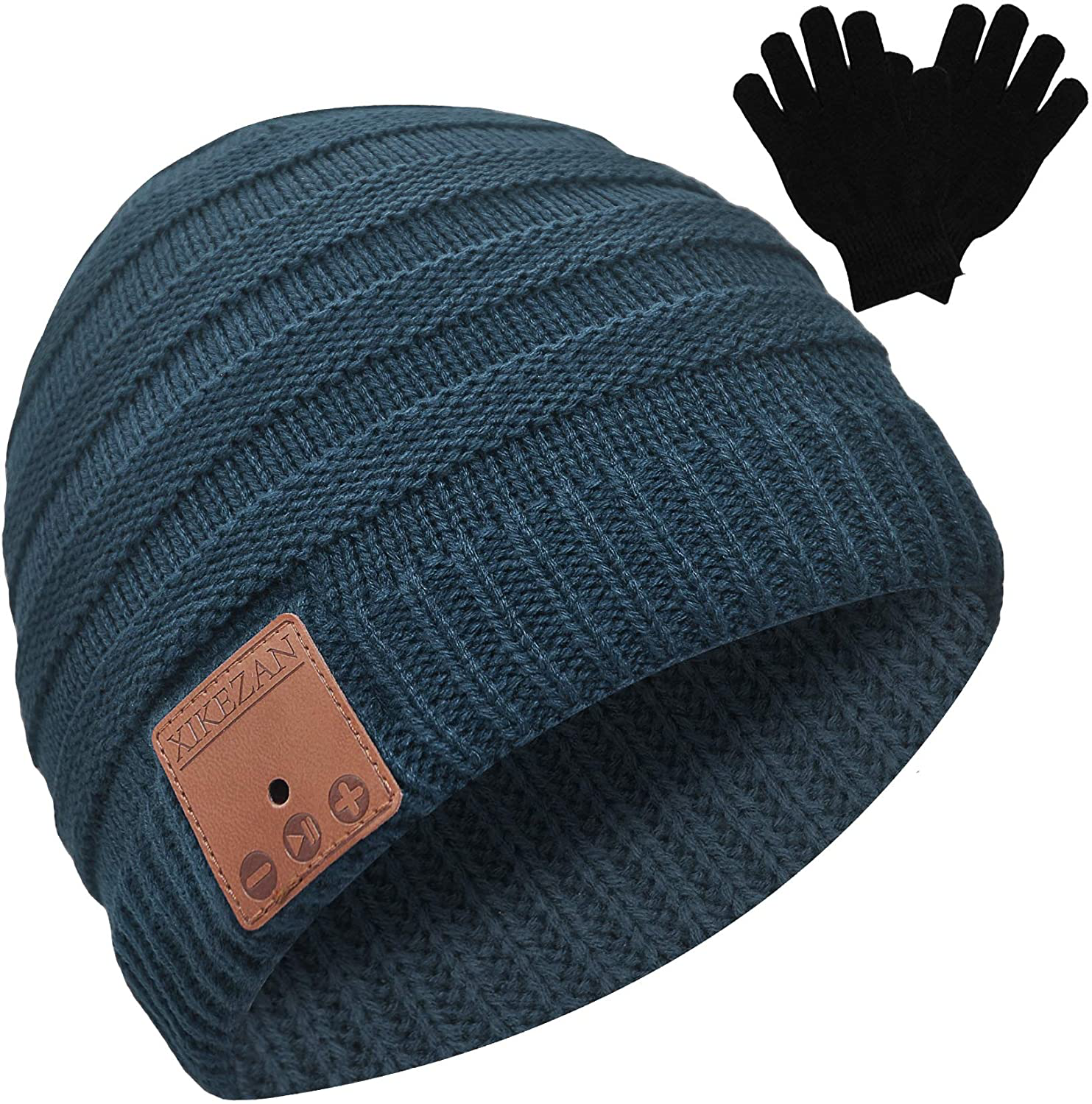 Bluetooth Beanie Novelty Headwear Christmas Stocking Stuffer Gifts for Men Women Arts & Entertainment > Party & Celebration > Gift Giving XIKEZAN Blue  