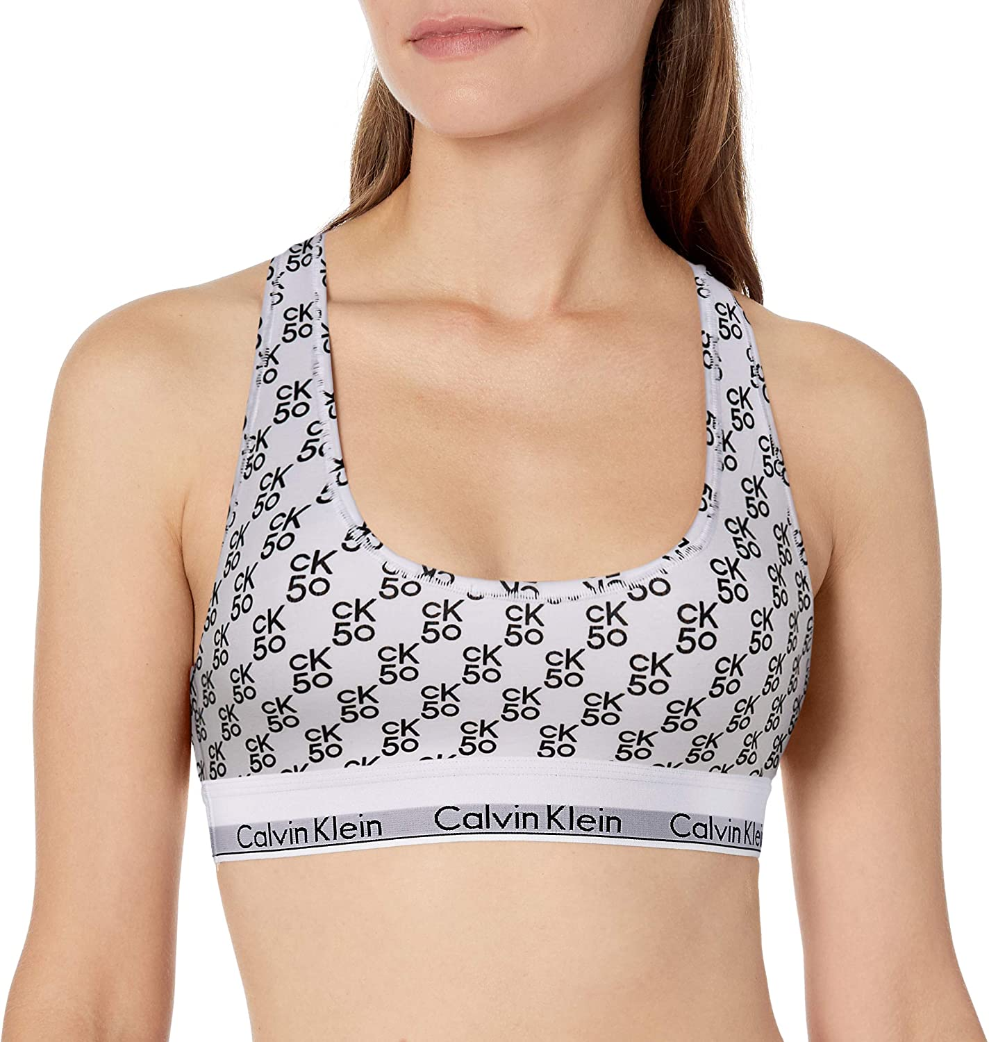 Calvin Klein Women'S Modern Cotton Bralette Apparel & Accessories > Clothing > Underwear & Socks > Lingerie Calvin Klein Stacked Black Ck50 Limited Edition Large 