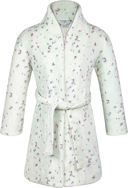 Jessica Simpson Hooded Bathrobes for Girls Ultra Soft Fleece Kids Robe Apparel & Accessories > Clothing > Sleepwear & Loungewear > Robes Kylie Max   