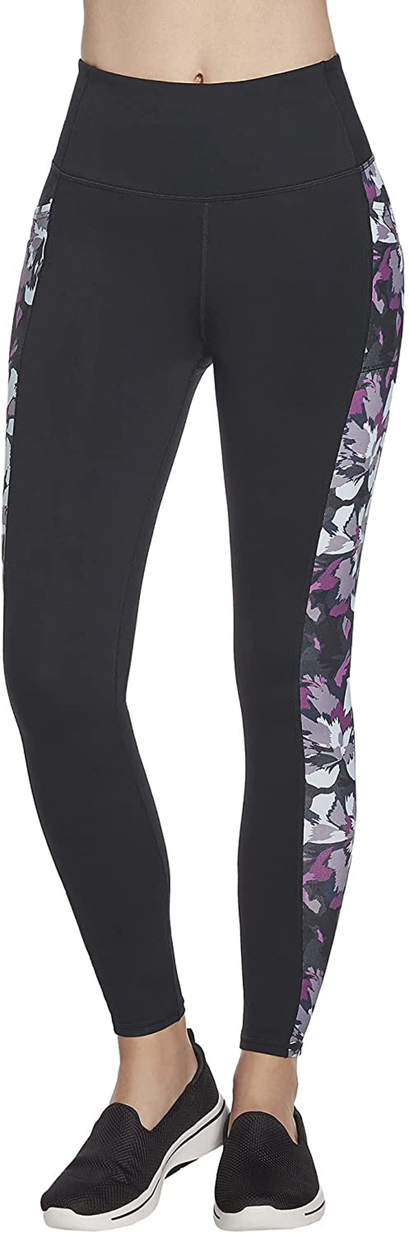 Skechers Women's Gowalk High Waisted Legging Apparel & Accessories > Clothing > Activewear Skechers Orchid Bloom Print XX-Large 