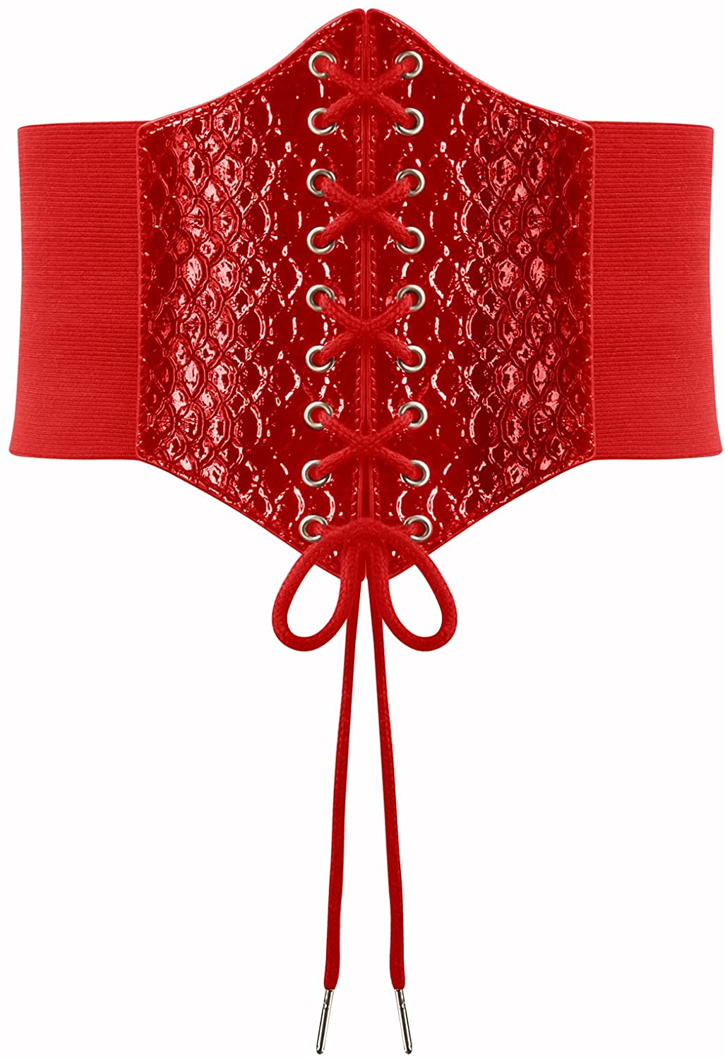 GRACE KARIN Lace-Up Cinch Belt Tied Corset Elastic Waist Belt Apparel & Accessories > Clothing Accessories > Belts GRACE KARIN   
