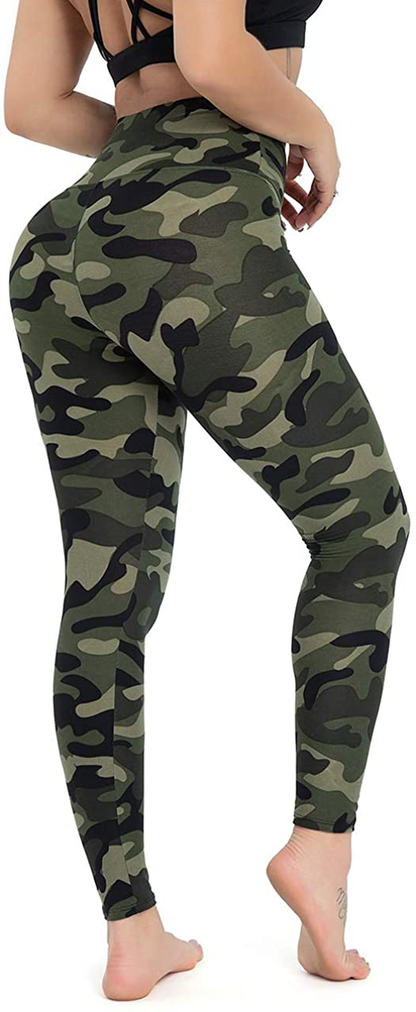 Gayhay High Waisted Leggings for Women - Soft Opaque Slim Tummy Control Printed Pants for Running Cycling Yoga Apparel & Accessories > Clothing > Activewear Gayhay   